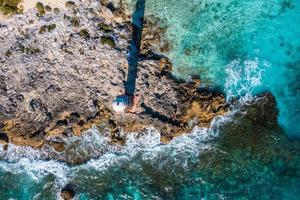 vista aerea del faro de punta cancun