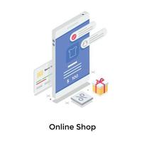 Online Shop Concepts vector