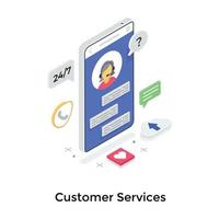 Customer Services Concepts vector