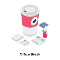 Coffee Break Concepts vector