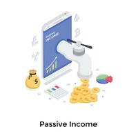 Passive income Concepts vector