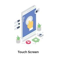 Touch Screen Concepts vector