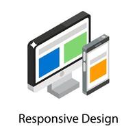 Responsive Design Concepts vector