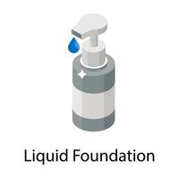 Liquid Foundation Concepts vector