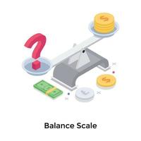 Balance Scale Concepts vector