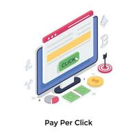 Pay Per Click vector