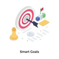 Smart Goals Concepts vector