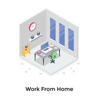 Work From Home vector