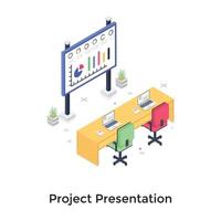 Project Presentation Concepts vector