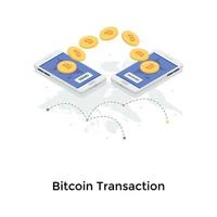 Bitcoin Transaction Concepts vector
