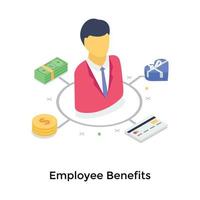 Employee Benefits Concepts vector