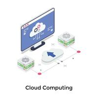 Cloud Computing Concepts vector