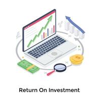 Return On Investment vector