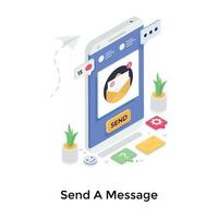 Send A Message vector