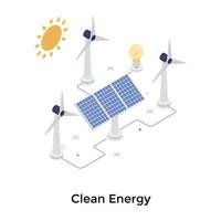 Clean Energy Concepts vector