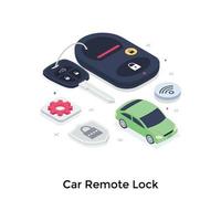 Car Remote Lock vector