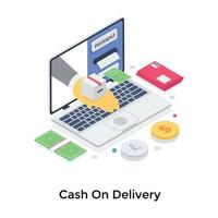 Cash On Delivery vector