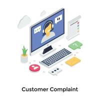 Customer Complaint Concepts vector