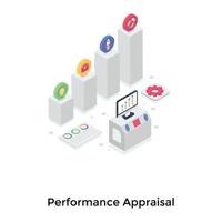 Performance Appraisal Concepts vector