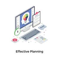 Effective Planning Concepts vector