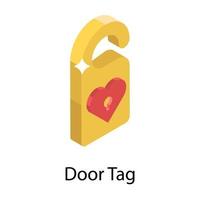 Door Tag Concepts vector