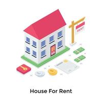 House For Rent vector