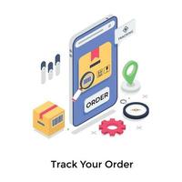 Track Your Order vector