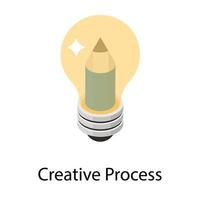 Creative Process Concepts vector