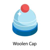 Woolen Cap Concepts vector