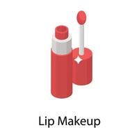 Lip Makeup Concepts vector