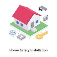 Home Safety Installation vector