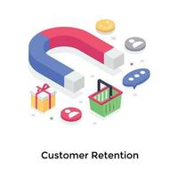Customer Retention Concepts vector