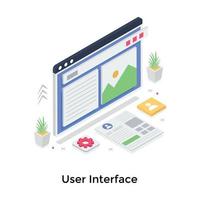 User Interface Concepts vector