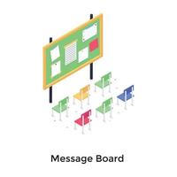 Message Board Concepts vector