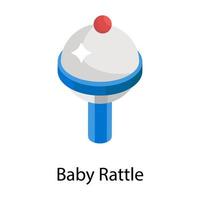 Baby Rattle Concepts vector