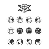 set of globe icon
