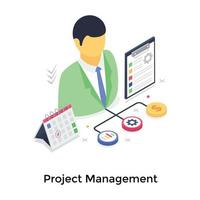 Project Management Concepts vector