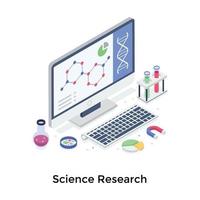 Science Research Concepts vector