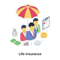 Life Insurance Concepts vector