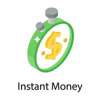 Instant Money Concepts vector