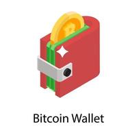 Bitcoin Wallet Concepts vector