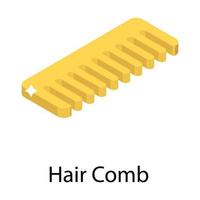 Hair Comb Concepts vector