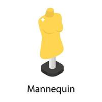 Trendy Mannequin  Concepts vector