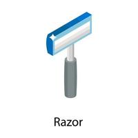 Trendy Razor Concepts vector