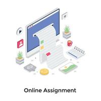 Online Assignment Concepts vector