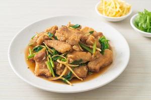 Stir Fried Fish with Chinese Celery
