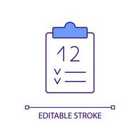 Twelve step program RGB color icon. Guidance in addiction treatment. Depression treatment. Recovery model. Isolated vector illustration. Simple filled line drawing. Editable stroke. Arial font used