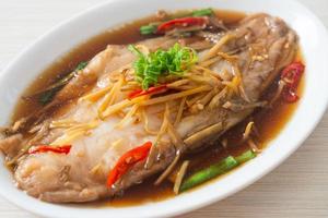 Steamed Fish with Soy Sauce photo