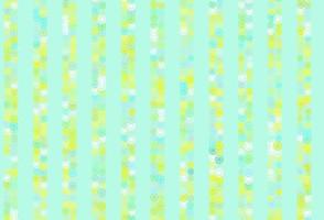 Light Green, Yellow vector texture with colored snowflakes.
