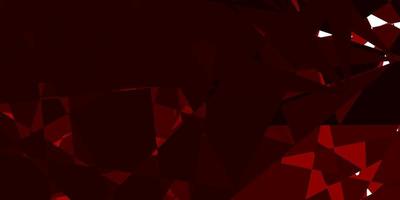 Dark Red vector background with random forms.